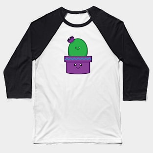 Happy Barrel Cactus Baseball T-Shirt